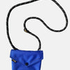 Himawari Solid Color Envelope Shape Crossbody Bag with Removable Strap - Royal Blue