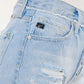 KANCAN Distressed Button Fly Denim Shorts at Bella Road