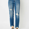 Judy Blue Distressed Slim Jeans - Medium