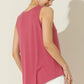 NINEXIS Round Neck Button Side Tank at Bella Road