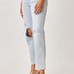 High Rise Distressed Relaxed Jeans | Petite - Risen Jeans with trendy distressed details and a flattering high-rise fit for ultimate comfort and style