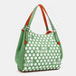 NICOLE LEE USA Contrast Polka Dot Handbag at Bella Road