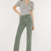 Kancan Ultra High Rise Straight Jeans - Olive