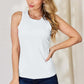 BASIC BAE Full Size Round Neck Slim Tank at Bella Road