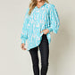 DOUBLE TAKE Full Size Printed Smocked Long Sleeve Blouse at Bella Road