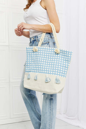 JUSTIN TAYLOR Picnic Date Tassel Tote Bag at Bella Road