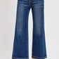 RISEN full size bootcut jeans with tummy control for a flattering fit, designed for a stylish plus size look.