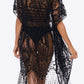 BELLA ROAD Fringe Trim Lace Cover-Up Dress at Bella Road