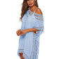 BELLA ROAD Cutout V-Neck Short Sleeve Cover-Up at Bella Road