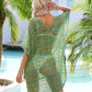 BELLA ROAD Slit Openwork V-Neck Cover Up at Bella Road