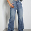 Bella Road High Rise Wide Leg Jeans with Pockets - Medium