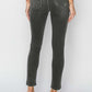 Back view of RISEN Full Size High Rise Ankle Skinny Jeans highlighting the slim fit and high-waisted design.