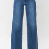 Judy Blue Full Size Double Button Wide Leg Jeans - Medium