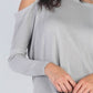 TASHA APPAREL Cold Shoulder Long Sleeve Knit Top at Bella Road