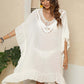 BELLA ROAD Cutout Ruffled Half Sleeve Cover-Up at Bella Road