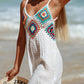 Cutout V-Neck Cover-Up Dress