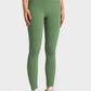 Millennia ultra-soft high waist leggings in green, perfect for yoga and athleisure style, featuring stretchy and comfortable fabric.