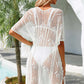 DOUBLE TAKE Openwork Lace Up Side Knit Cover Up at Bella Road