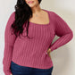 Ribbed Long Sleeve T-Shirt