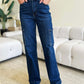 High Waist Straight Cargo Jeans by Judy Blue Jeans styled for comfy and chic all-day wear