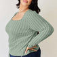 Ribbed Long Sleeve T-Shirt