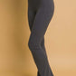 Side view of Love Tree high waist flare leggings, showcasing the flattering fit and comfortable design perfect for activewear.