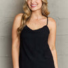 For The Weekend Loose Fit Cami - Black