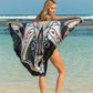 BELLA ROAD Printed Spaghetti Strap Cover Up at Bella Road