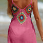 Cutout V-Neck Cover-Up Dress