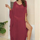 BELLA ROAD V-Neck Three-Quarter Sleeve Cover-Up at Bella Road