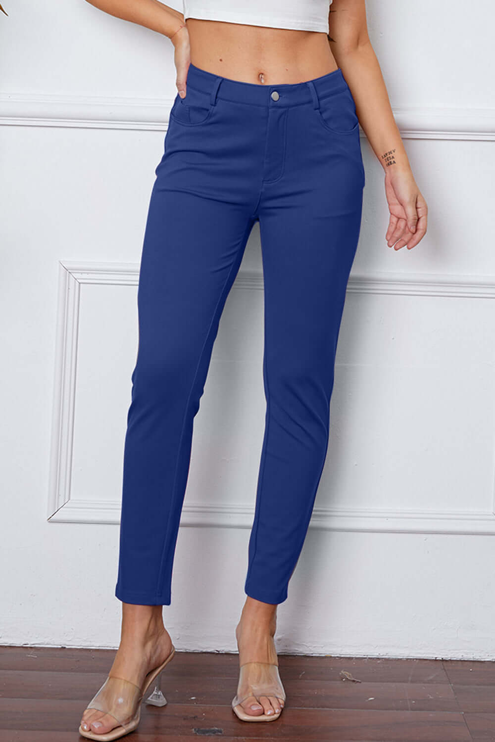 BASIC BAE StretchyStitch Pants at Bella Road