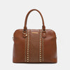 Studded Decor Handbag - Brown