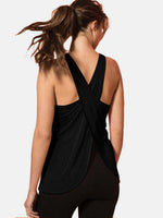 BELLA ROAD Crisscross Scoop Neck Active Tank at Bella Road