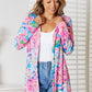 DOUBLE TAKE Floral Open Front Long Sleeve Cardigan at Bella Road