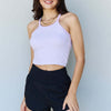 Everyday Staple Soft Modal Short Strap Ribbed Tank Top in Lavender - Lavender