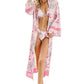 BELLA ROAD Floral Open Front Duster Cover Up at Bella Road