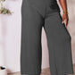 DOUBLE TAKE Full Size Smocked Wide Waistband Wide Leg Pants at Bella Road