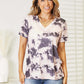 DOUBLE TAKE Tie-Dye V-Neck T-Shirt at Bella Road