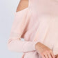 TASHA APPAREL Cold Shoulder Long Sleeve Knit Top at Bella Road