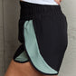 NINEXIS Put In Work High Waistband Contrast Detail Active Shorts at Bella Road