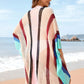 BELLA ROAD Openwork Color Block Plunge Cover-Up at Bella Road