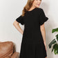 DOUBLE TAKE V-Neck Flounce Sleeve Tiered Dress at Bella Road