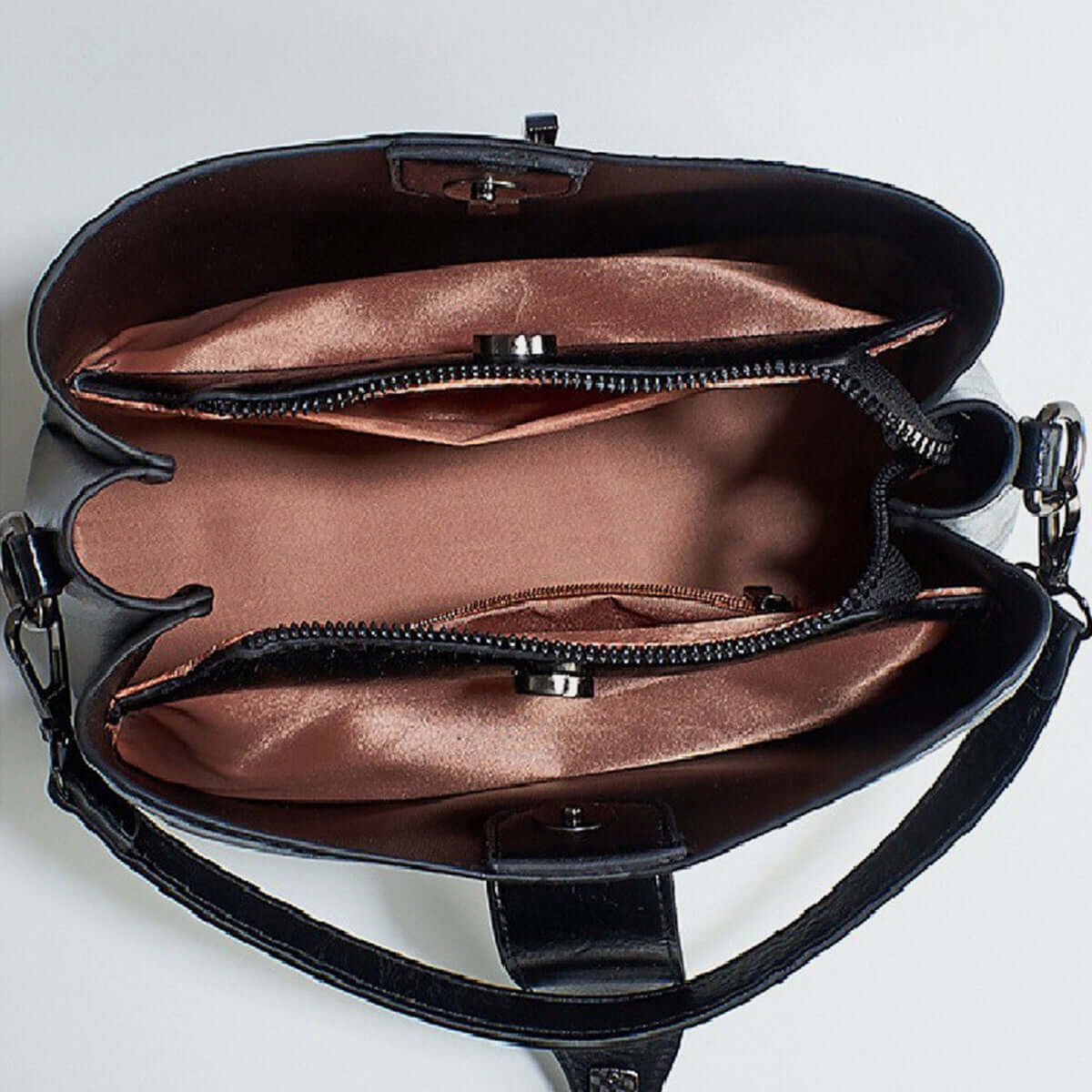 ZENANA Vegan Leather Bucket Shoulder Bag at Bella Road