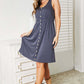 DOUBLE TAKE Sleeveless Button Down Magic Dress at Bella Road