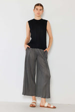 MARINA WEST SWIM Pleated Wide-Leg Pants with Side Pleat Detail at Bella Road