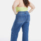 BAYEAS Full Size Raw Hem High Waist Wide Leg Jeans at Bella Road