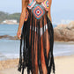 BELLA ROAD Fringe Spaghetti Strap Cover-Up at Bella Road