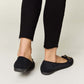 FOREVER LINK Metal Buckle Flat Loafers at Bella Road