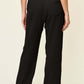 DOUBLE TAKE Full Size Texture Drawstring Straight Pants at Bella Road