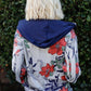 TASHA APPAREL Full Size Floral Zip Up Hoodie at Bella Road